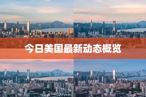 今日美国最新动态概览