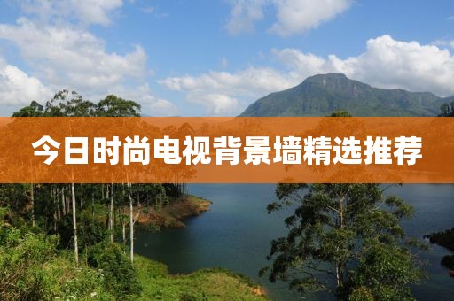 今日时尚电视背景墙精选推荐