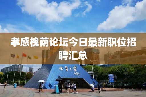 孝感槐荫论坛今日最新职位招聘汇总