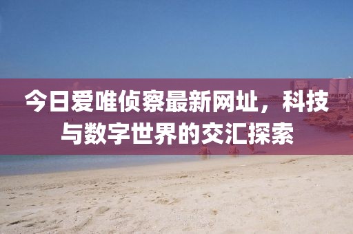 今日爱唯侦察最新网址，科技与数字世界的交汇探索