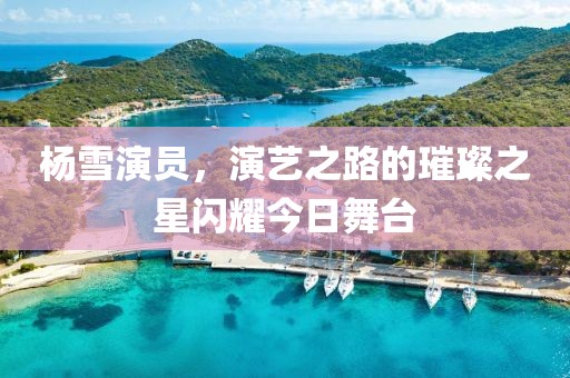 杨雪演员，演艺之路的璀璨之星闪耀今日舞台