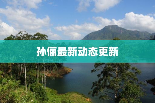 孙俪最新动态更新