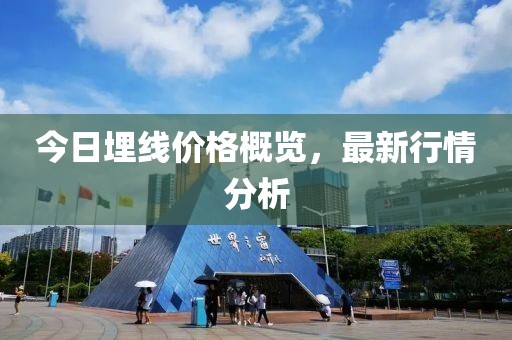 今日埋线价格概览，最新行情分析
