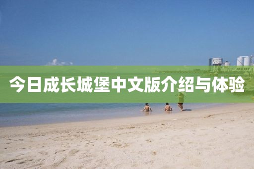 今日成长城堡中文版介绍与体验