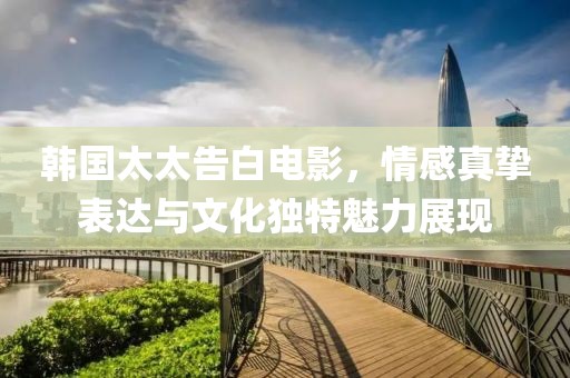 韩国太太告白电影，情感真挚表达与文化独特魅力展现