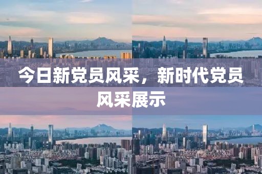 今日新党员风采，新时代党员风采展示