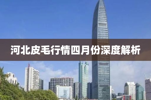河北皮毛行情四月份深度解析