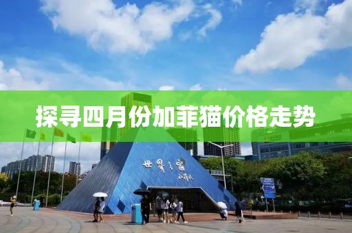 探寻四月份加菲猫价格走势