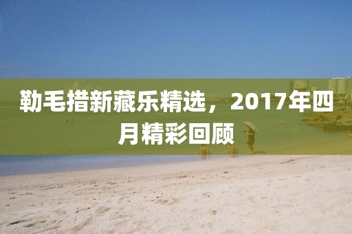 勒毛措新藏乐精选，2017年四月精彩回顾