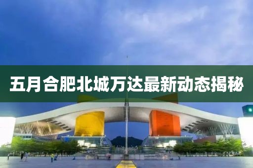 五月合肥北城万达最新动态揭秘