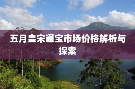五月皇宋通宝市场价格解析与探索