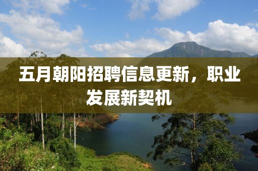 五月朝阳招聘信息更新，职业发展新契机