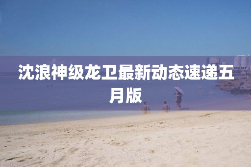 沈浪神级龙卫最新动态速递五月版