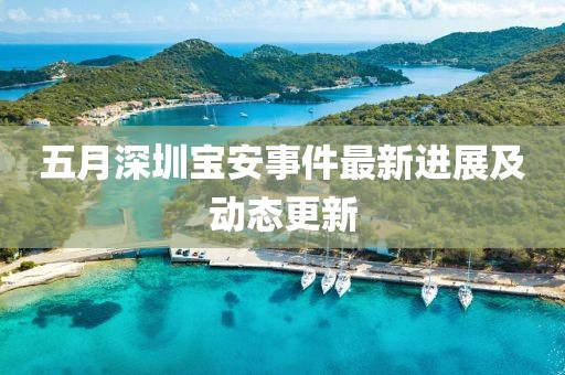 五月深圳宝安事件最新进展及动态更新