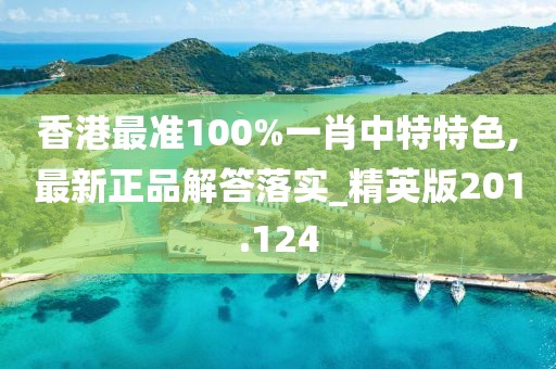香港最准100%一肖中特特色,最新正品解答落实_精英版201.124