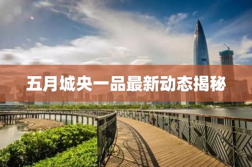 五月城央一品最新动态揭秘