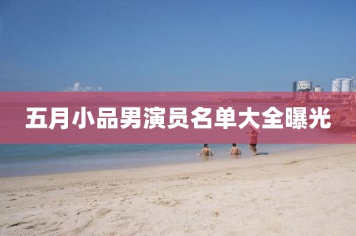 五月小品男演员名单大全曝光