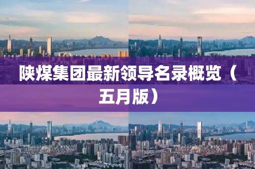 陕煤集团最新领导名录概览（五月版）