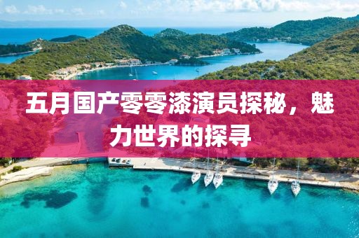 五月国产零零漆演员探秘，魅力世界的探寻