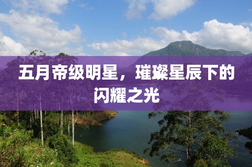 五月帝级明星，璀璨星辰下的闪耀之光