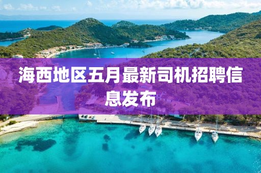 海西地区五月最新司机招聘信息发布