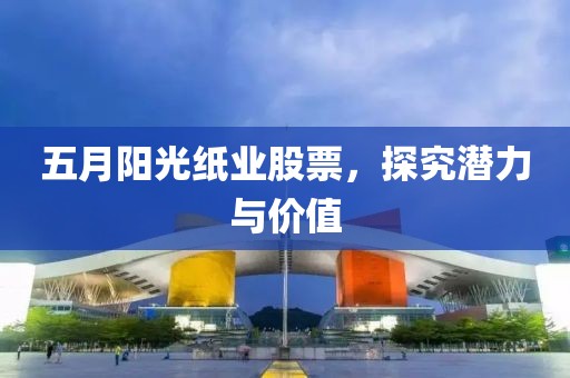 五月阳光纸业股票，探究潜力与价值