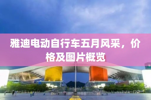 雅迪电动自行车五月风采，价格及图片概览