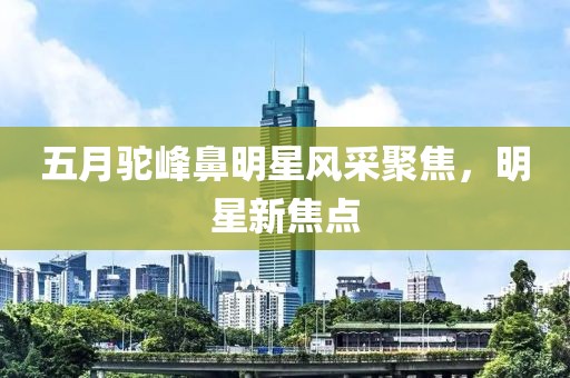 五月驼峰鼻明星风采聚焦，明星新焦点
