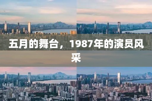 五月的舞台，1987年的演员风采