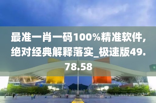 最准一肖一码100%精准软件,绝对经典解释落实_极速版49.78.58