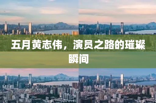 五月黄志伟，演员之路的璀璨瞬间