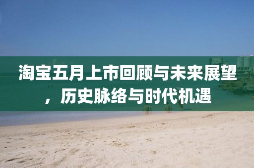 淘宝五月上市回顾与未来展望，历史脉络与时代机遇