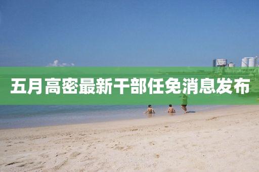五月高密最新干部任免消息发布