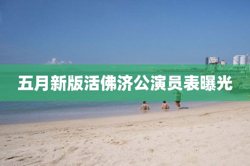 五月新版活佛济公演员表曝光