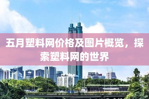 五月塑料网价格及图片概览，探索塑料网的世界