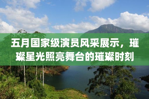 五月国家级演员风采展示，璀璨星光照亮舞台的璀璨时刻