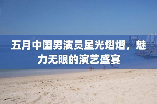 五月中国男演员星光熠熠，魅力无限的演艺盛宴