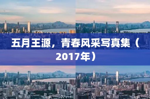 五月王源，青春风采写真集（2017年）