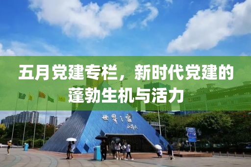 五月党建专栏，新时代党建的蓬勃生机与活力