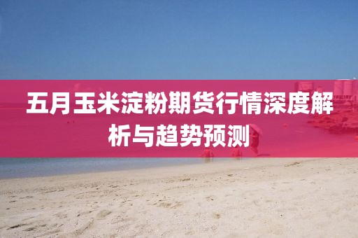五月玉米淀粉期货行情深度解析与趋势预测