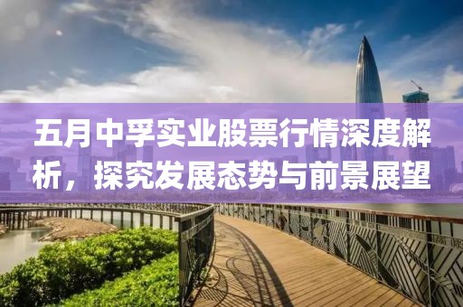 五月中孚实业股票行情深度解析，探究发展态势与前景展望