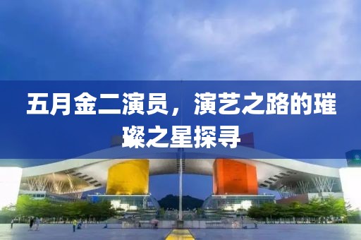 五月金二演员，演艺之路的璀璨之星探寻