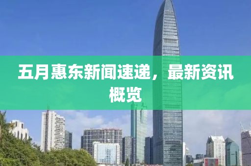 五月惠东新闻速递，最新资讯概览