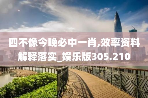 四不像今晚必中一肖,效率资料解释落实_娱乐版305.210