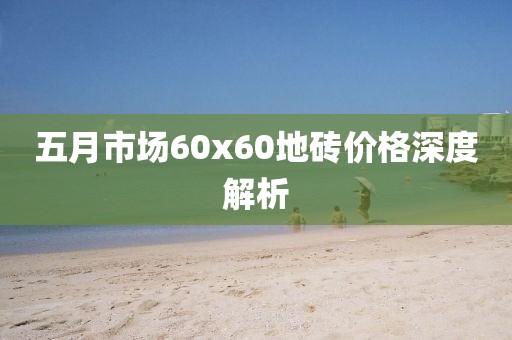五月市场60x60地砖价格深度解析