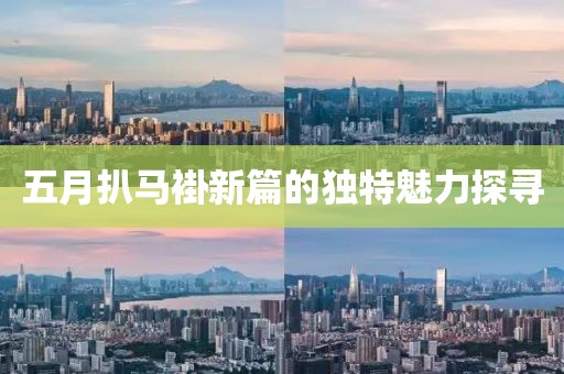 五月扒马褂新篇的独特魅力探寻