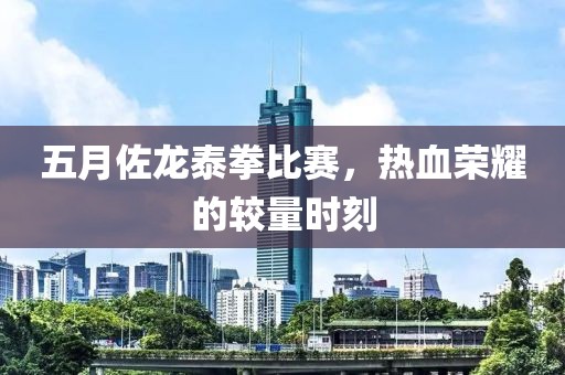 五月佐龙泰拳比赛，热血荣耀的较量时刻