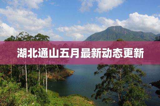 湖北通山五月最新动态更新