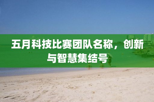 五月科技比赛团队名称，创新与智慧集结号