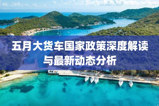 五月大货车国家政策深度解读与最新动态分析